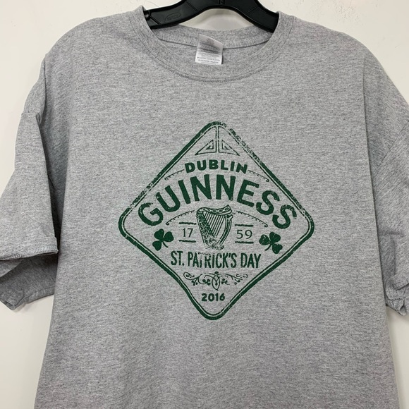 Gildan Guinness St. Patrick's Day 2016 T-shirt XL - Picture 2 of 8